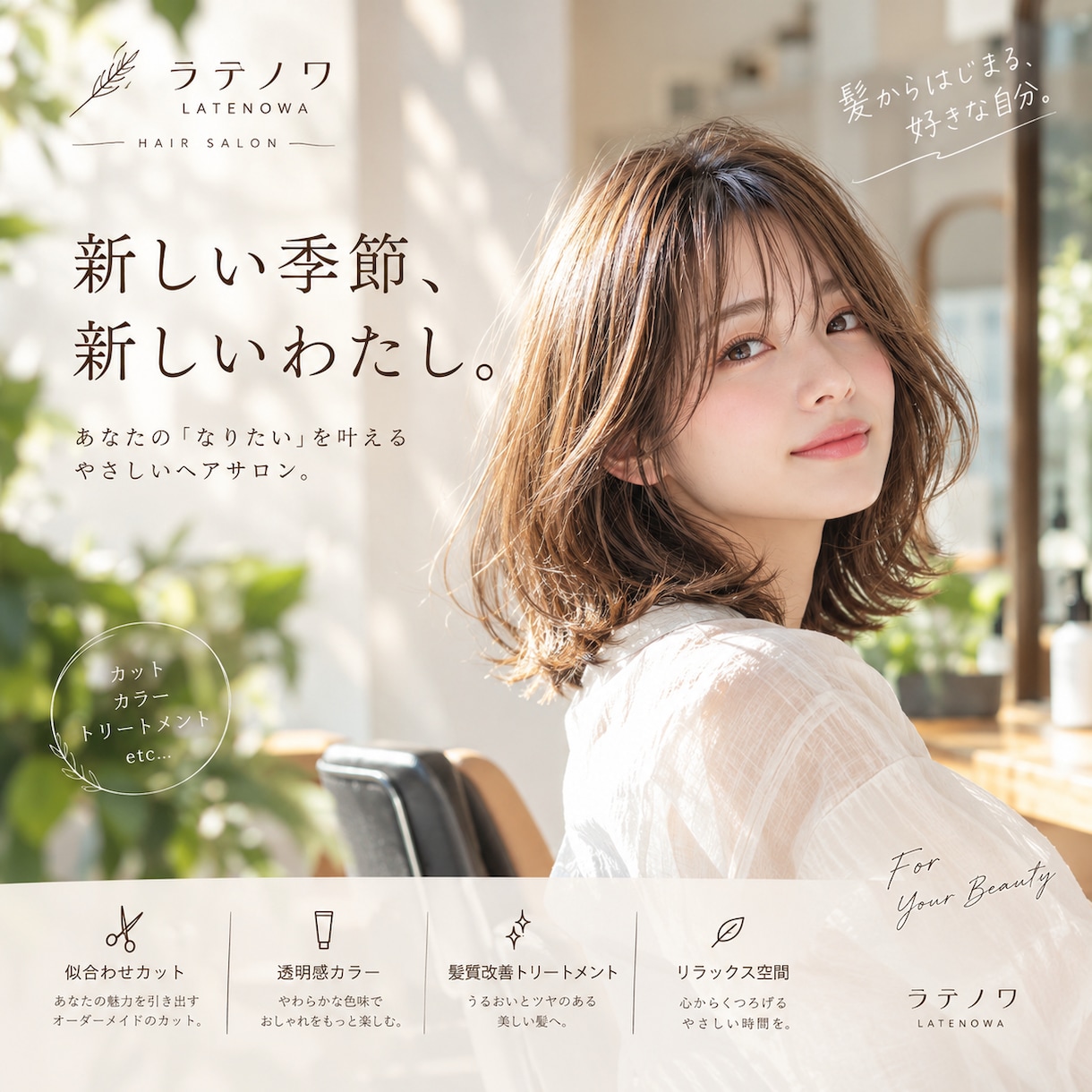 お店のSNS投稿画像を1枚制作します AIでお店の魅力が伝わるSNS画像を制作します！ イメージ3