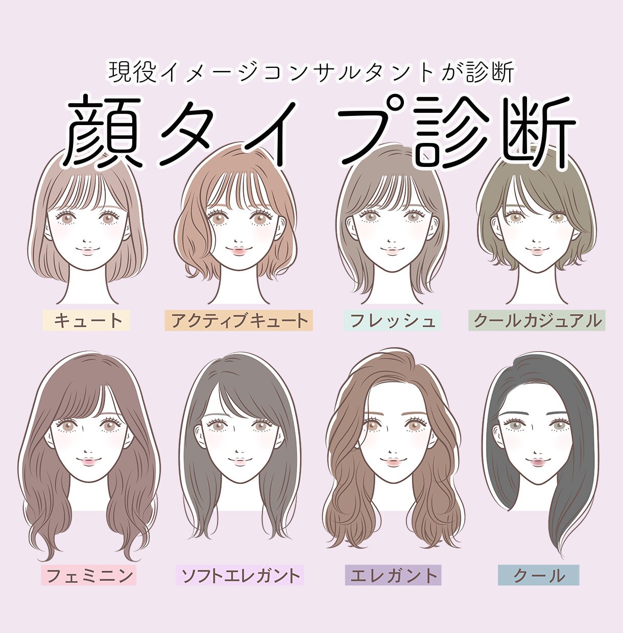 現役イメージコンサルタントが診断します 対面と同じ診断方法です！セカンドオピニオンにも イメージ1