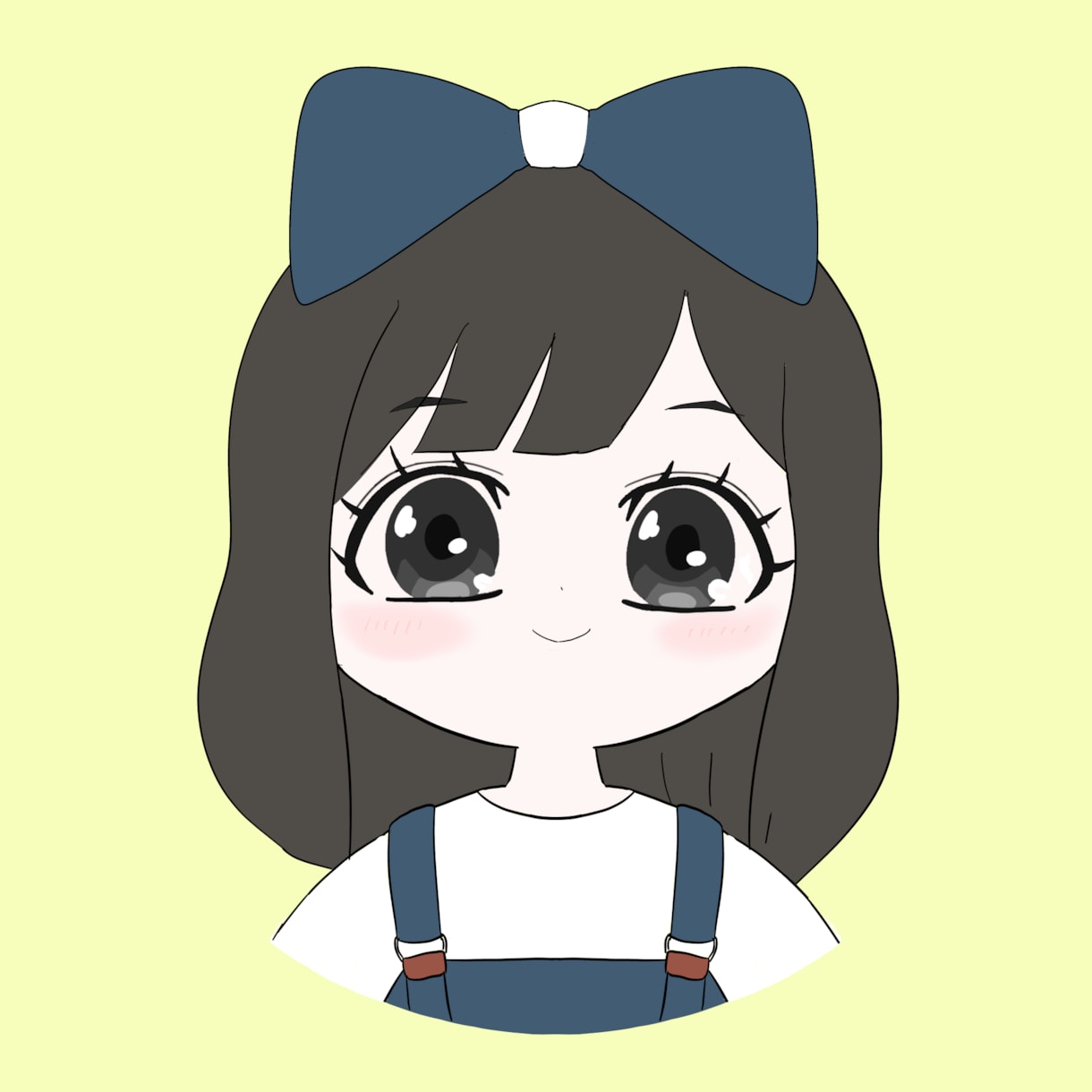 SNSアイコン用 韓国風女の子のアイコン描きます 韓国風の女の子アイコン作成。一部パーツ選択で早めの納期対応 イメージ2