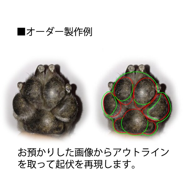 可愛いペットの肉球を再現します お送りいただく画像からトレース イメージ3