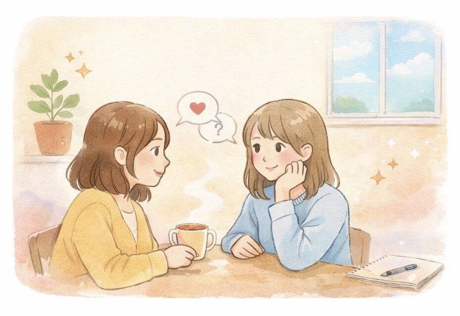 モヤモヤした気持ちを整理するお手伝いします 愚痴や不安を否定せず、一緒に整理します。 イメージ1