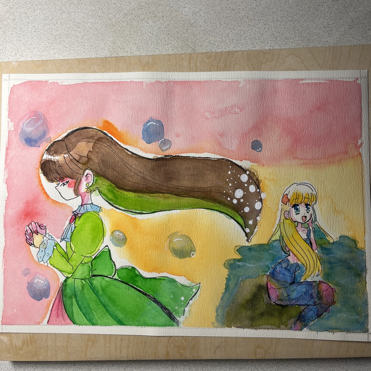 アナログ水彩で優しく描きます メルヘンで可愛いイラストをお届け！ イメージ2