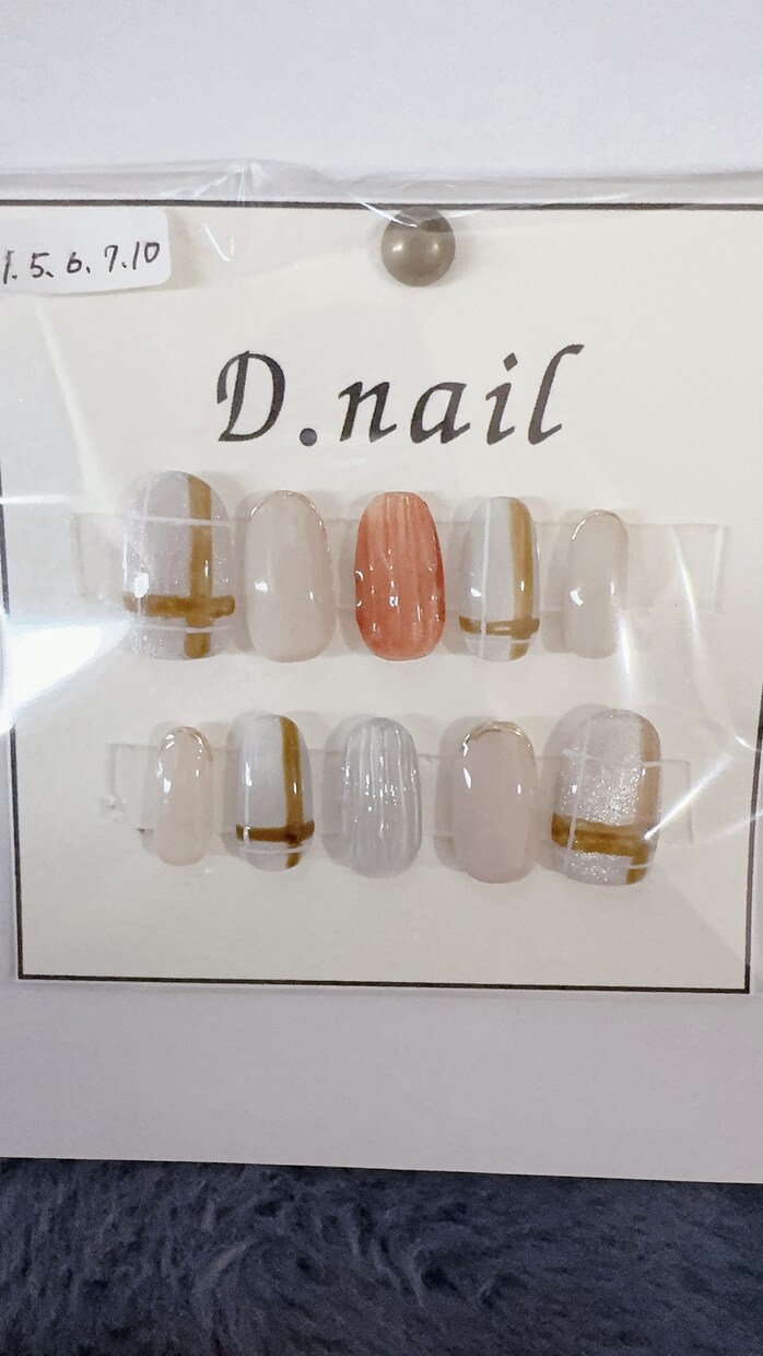 ネイルチップ作成します お休みの時だけでも楽しんでいただけるように イメージ1