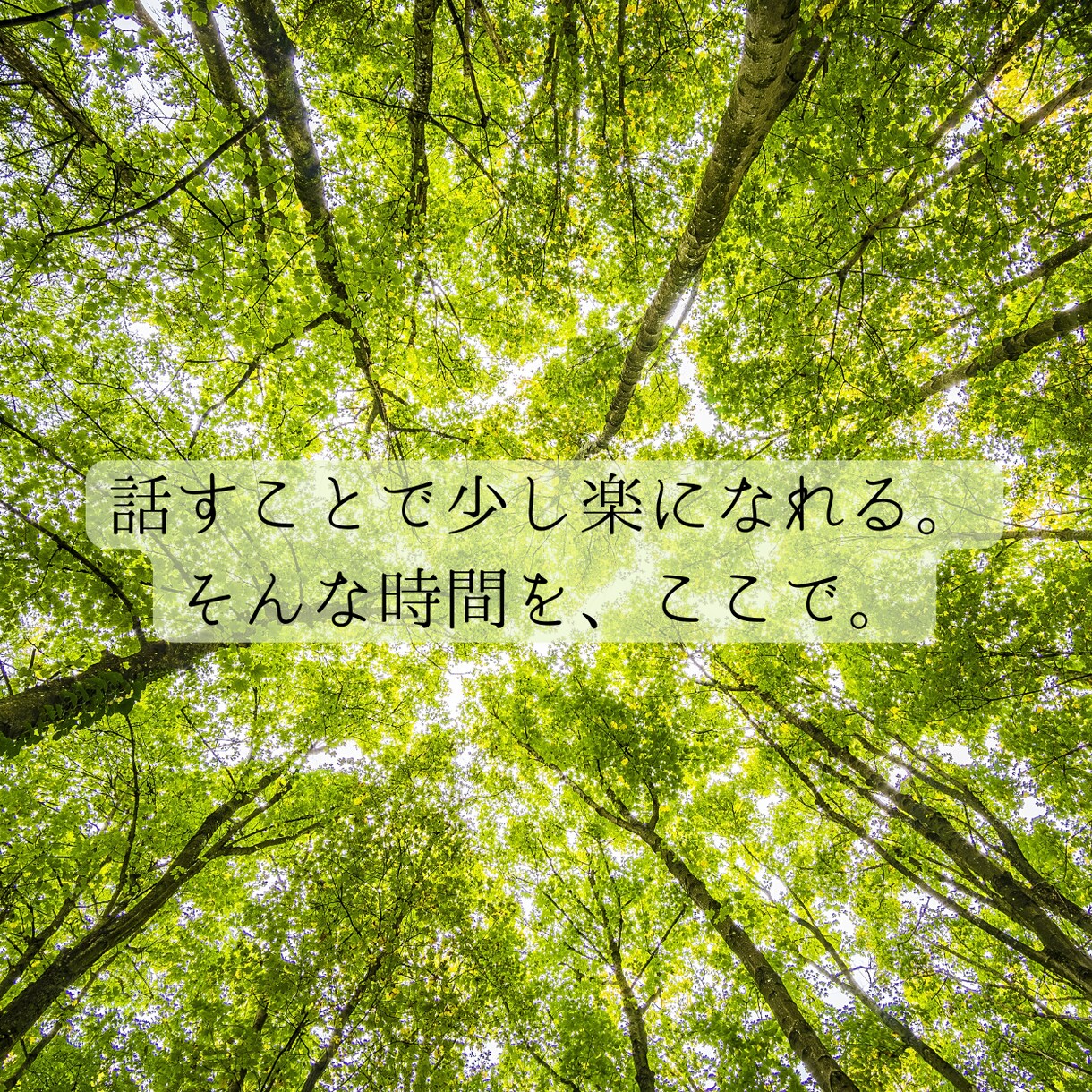 今話したい──　カウンセラーがお聴きします あなたの言葉が見えてくるまで伴走します。 イメージ6