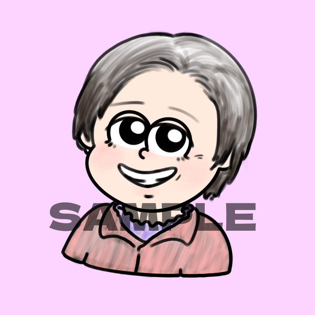 ゆるかわ似顔絵アイコン描きます SNSアイコン・カップル・記念日プレゼントに人気 イメージ2