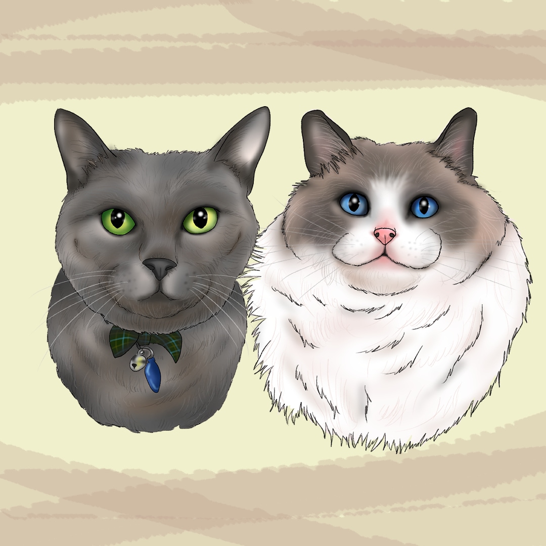 飾りたくなる♪可愛いペットのイラスト描きます ワンちゃん猫さん、珍しいペットまで！プレゼントにも♪ イメージ6