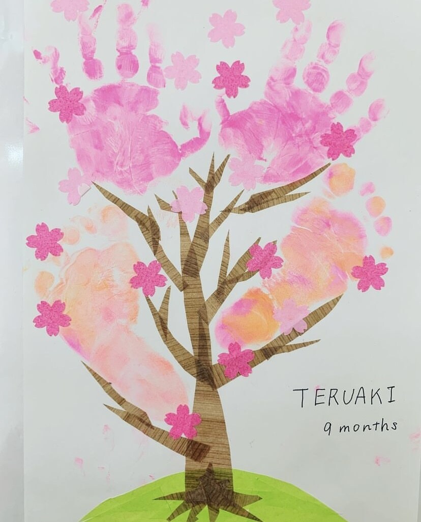 小さいお子さん向けのプレゼントお作りします 手形アートで赤ちゃんとの素敵な思い出を作ります。 イメージ1