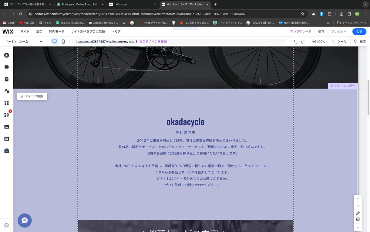 低価格！短期納品！フォローＯＫ◆LP作成いたします WIXを使用したシンプル・オシャレなLP作成が得意です！ イメージ10