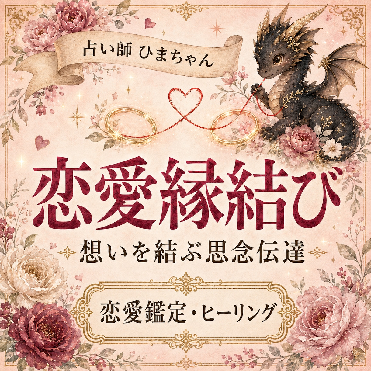恋愛縁結び｜相手とのご縁を読み思念伝達します 相手の気持ちと二人のご縁を鑑定し想いを丁寧に届けます イメージ1