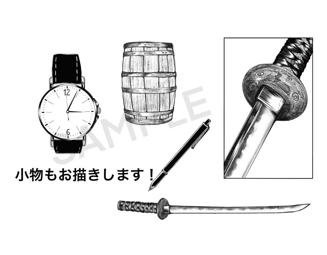 商業&同人誌漫画アシスタントなんでもお手伝いします 背景/トレス/トーン/ベタ塗り等でお困りの方！ イメージ4