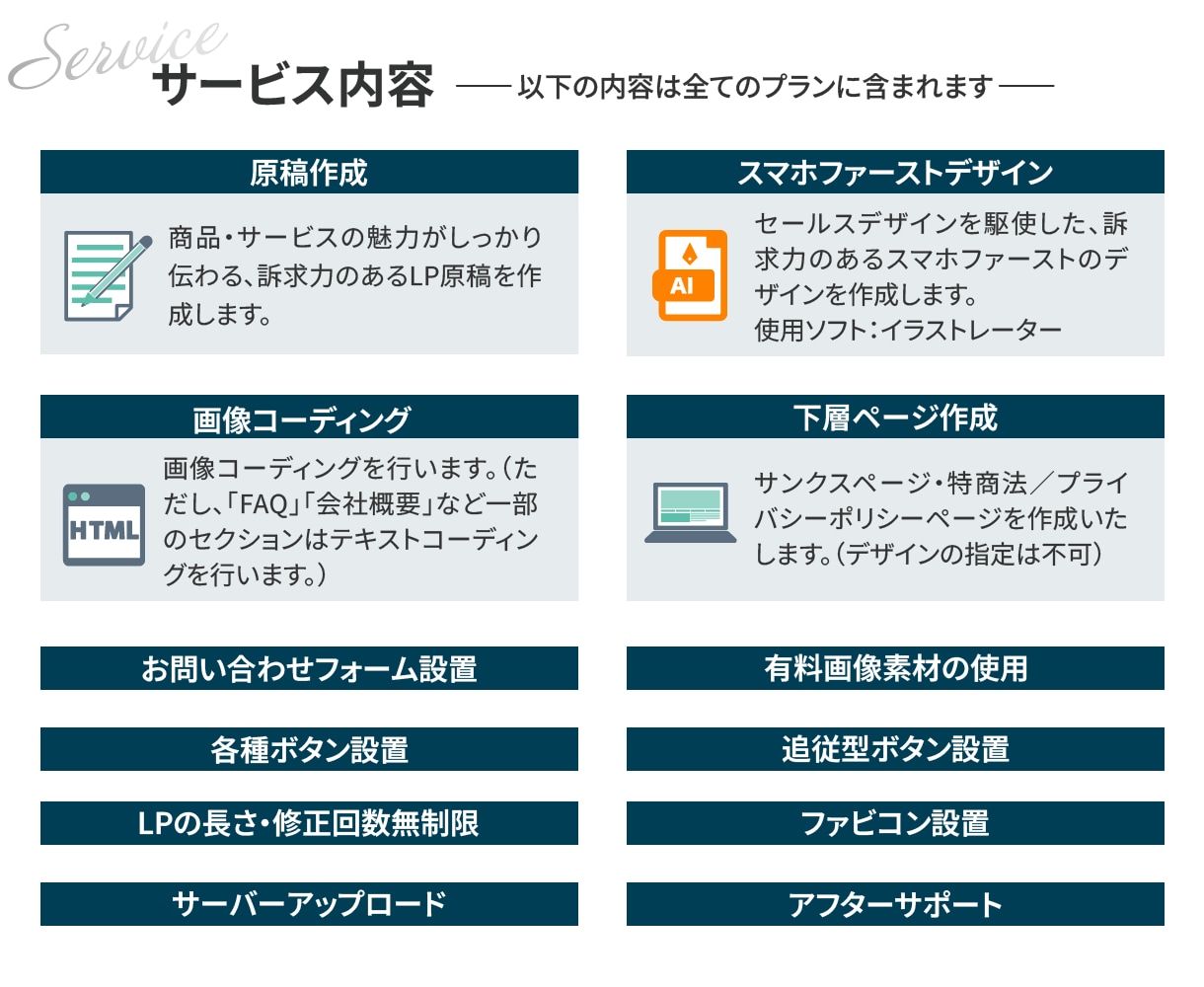 原稿不要！最短10日で反応が取れるLPを作成します 納品まで何度でも修正OK！納得いくまで対応させていただきます イメージ8
