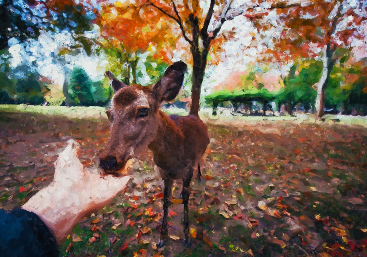 写真をもとに油絵風イラストを制作いたします お持ちの写真を、「印象派風の油絵」にしてみませんか! イメージ6