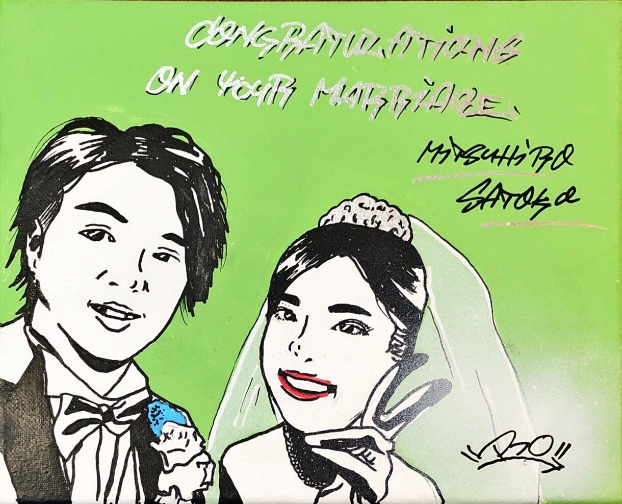 ウェルカムボード、グラフィティ描きます HAPPYな日にHAPPYな作品を届けられたら嬉しです。 イメージ6