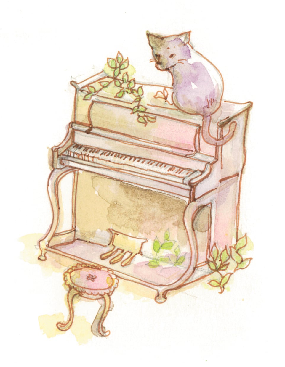 商用可！ふんわり水彩イラストを描きます 優しくて鮮やかな水彩イラストを制作 イメージ4