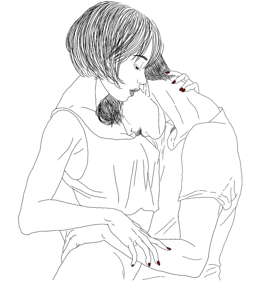 デジタルでおしゃれな絵を描きます instagramやLINEアイコンを描きます イメージ3