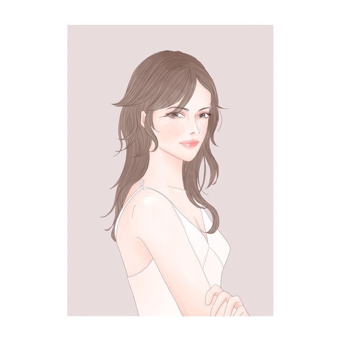 似顔絵・イラスト描きます 水彩画風の美人画水彩画風イラストをお求めの方 イメージ6