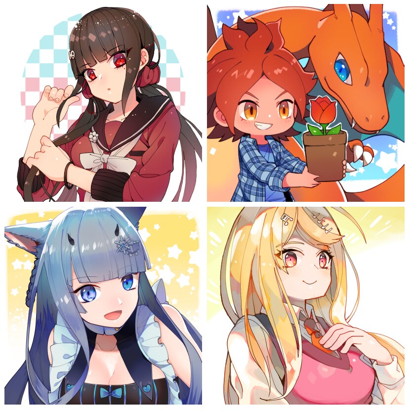 SNSの版権　オリジナルイラストを描きます 可愛い系の少女、少年イラストが好きな方へ イメージ3