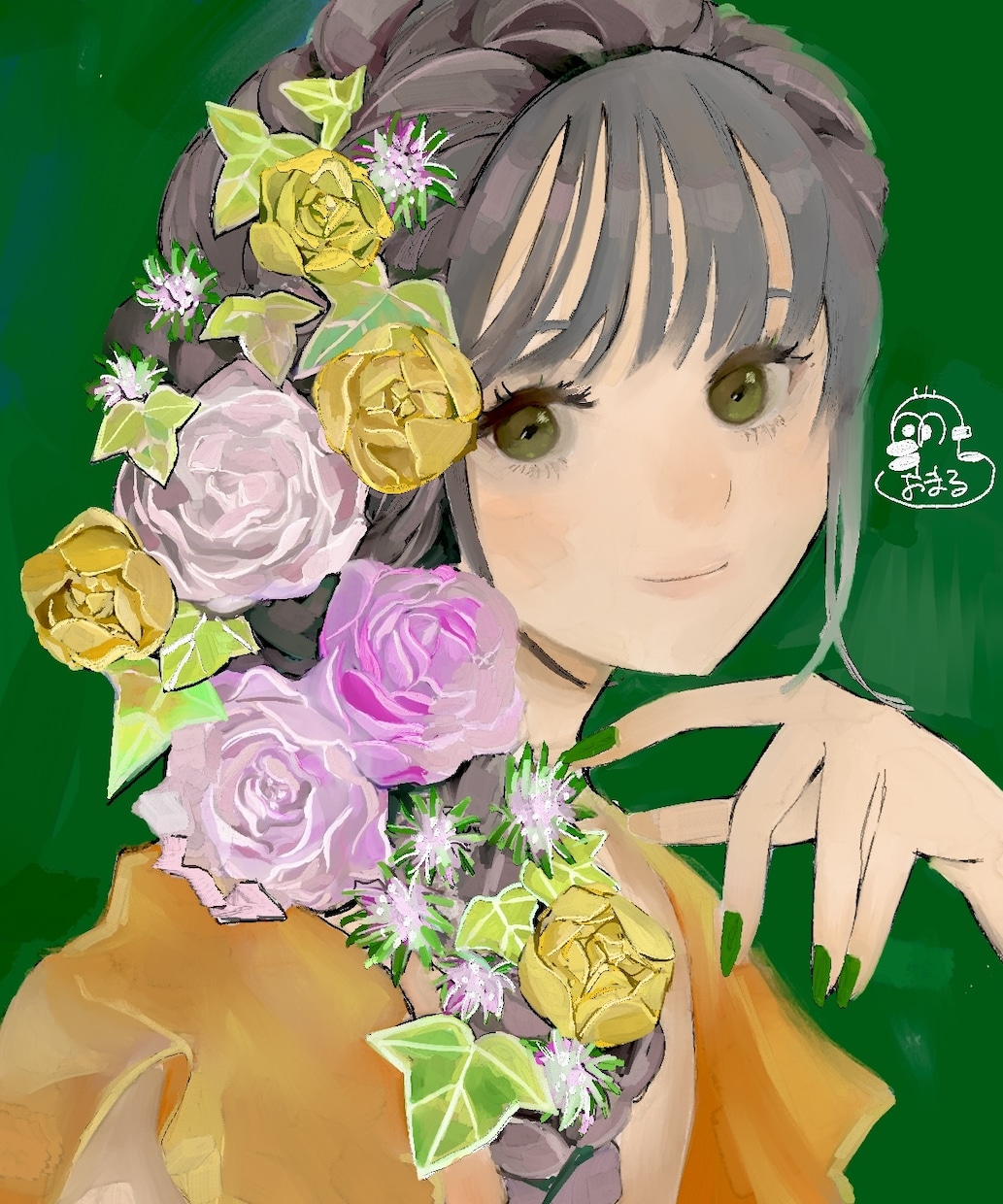 お見積り◎個性的な歌ってみた動画等サムネ描きます アンニュイ、清楚、躍動感、悲壮感など唯一無二の男女が得意です イメージ8