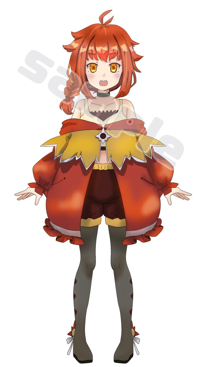 オリジナルキャラクター制作します 動画の挿絵、サムネ、IRIAMなどの配信用立ち絵などに！ イメージ4