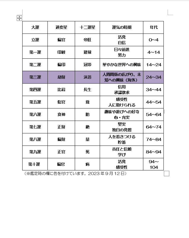 四柱推命＊総合鑑定書作成します 【性格/恋愛/仕事/運気】自分自身を詳しく分析⁈ イメージ7