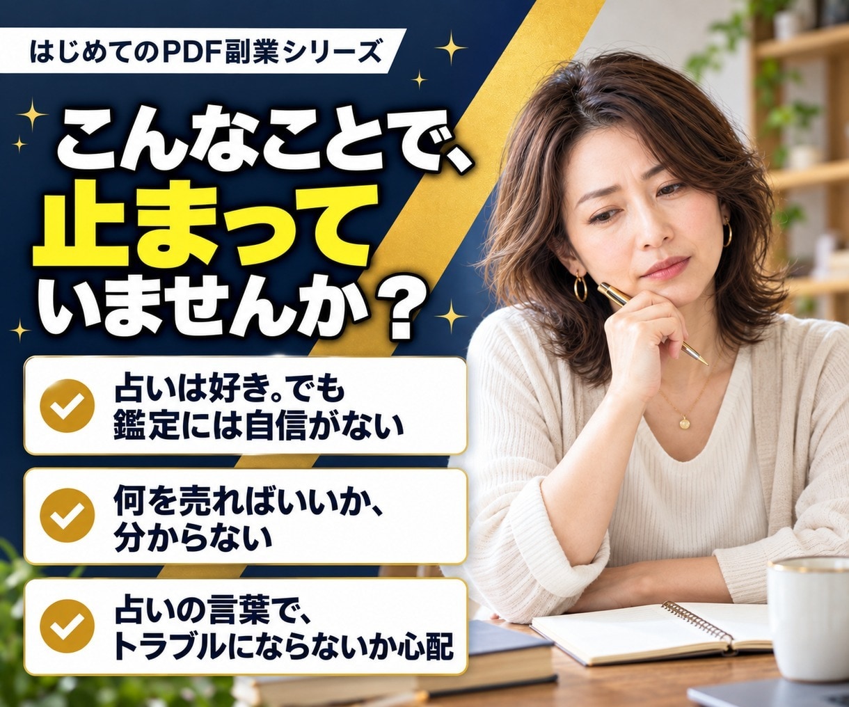占い好きが鑑定なしで始める副業を教えます 鑑定なしでOK｜タロット・数秘・星占いの記入例つき イメージ2