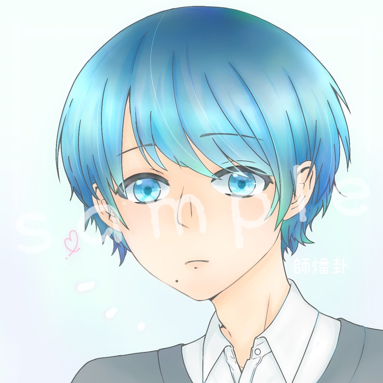 あなたのオリジナルアイコンを描きます 私の絵柄で、可愛い〜かっこいいまであなたの好みを表現します！ イメージ2