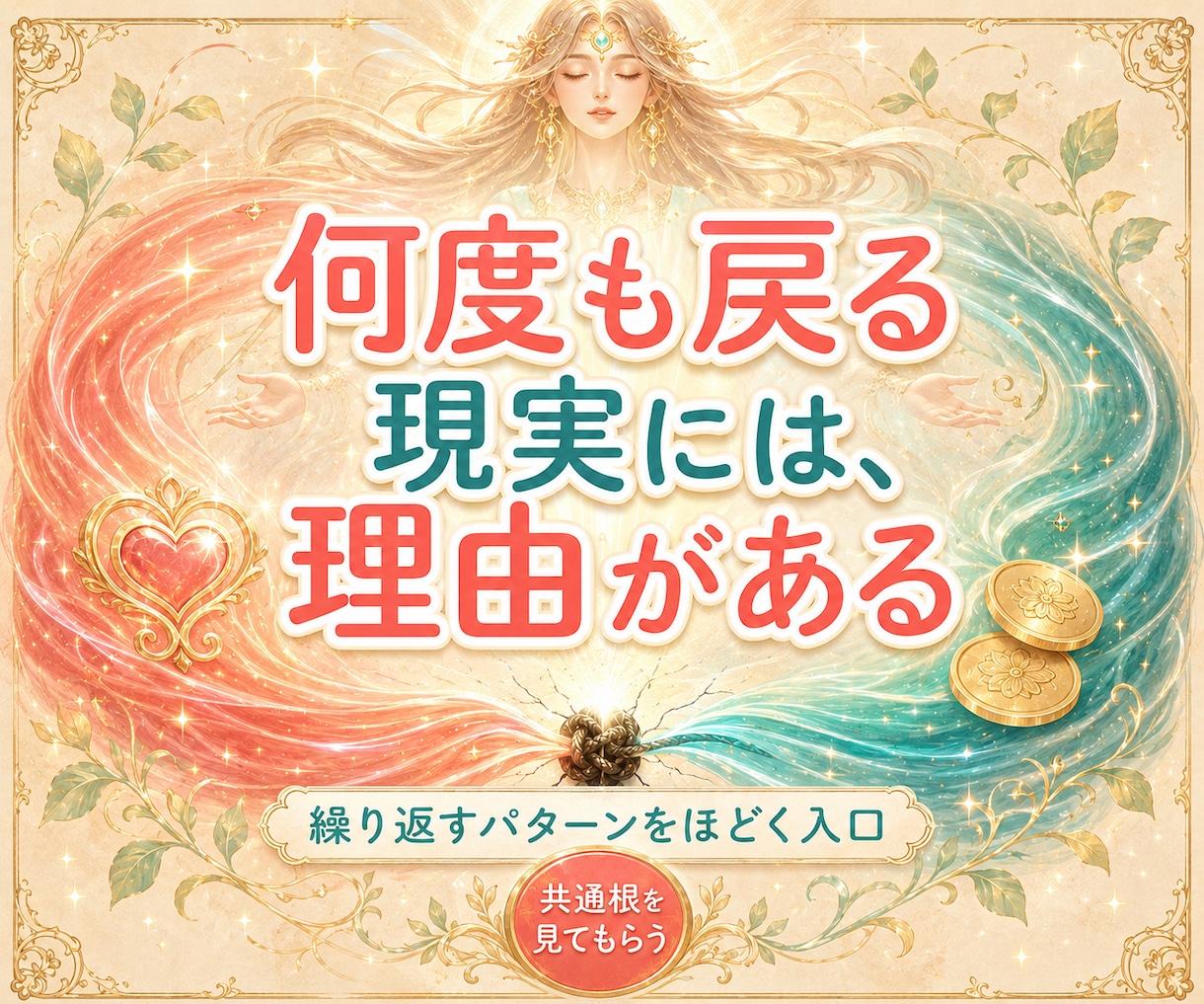 恋愛と金運の根本を霊視し、ブロックを1つ解除します 今いちばん深い共通根をサードアイで霊視し手放す イメージ5