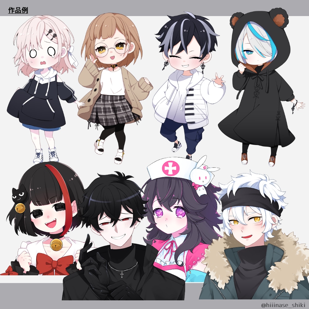 SNSアイコン・立ち絵制作いたします SNSアイコン、TRPG立ち絵やNPC立ち絵など描きます！ イメージ10