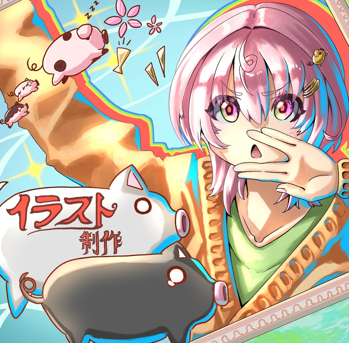 オリジナルキャラクターの立ち絵描きます あなただけの理想のキャラクターを制作します イメージ1