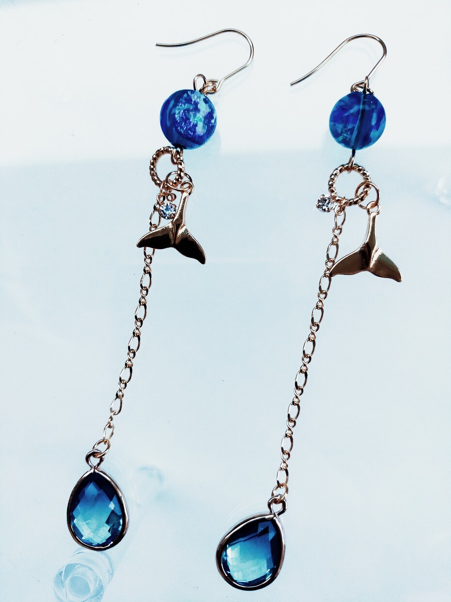世界にひとつだけ天然石×ガラスのペアアクセ作ります 特別な日も日常の感謝も♡2人のお揃いのアクセサリーを贈ろう♡ イメージ5