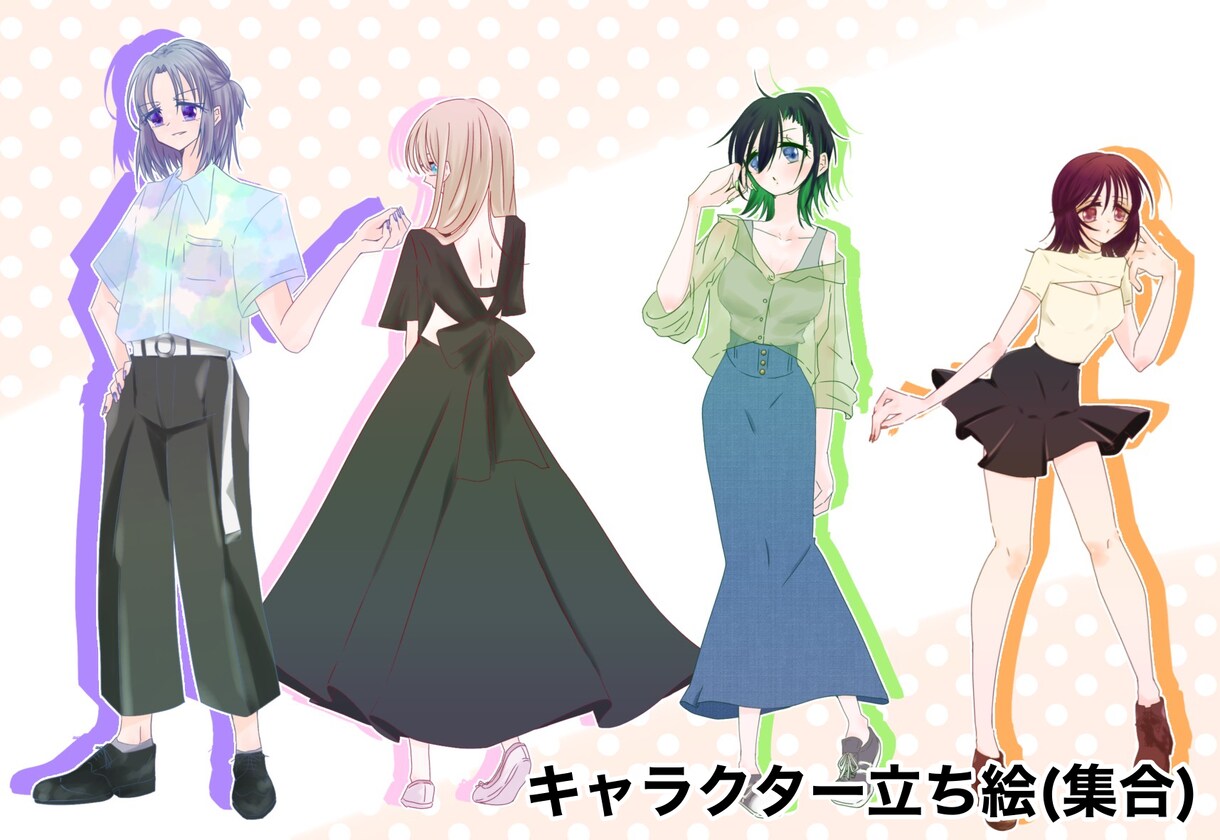 いらすとをかきます キラキラした女の子を主に描きます イメージ10