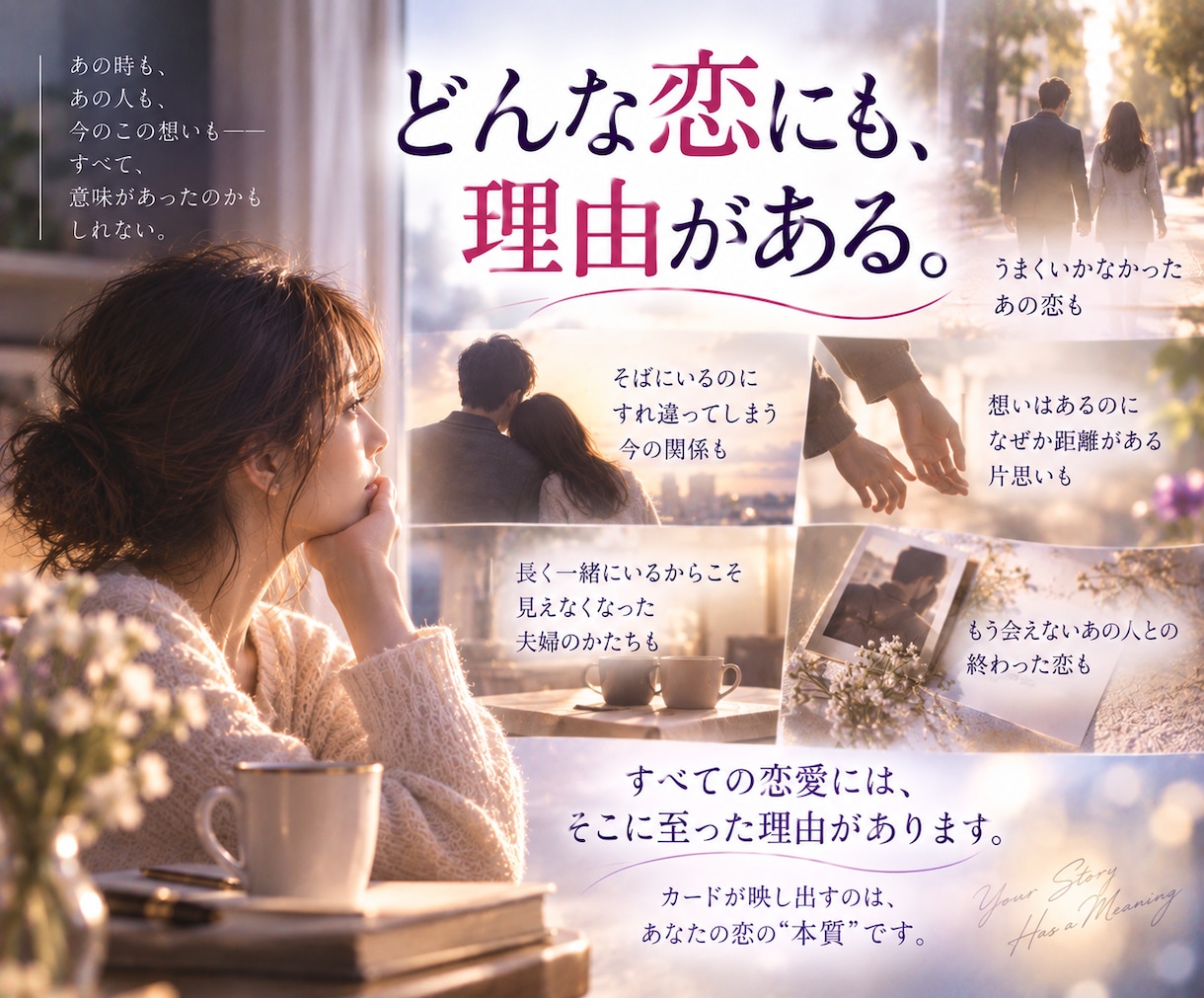 二人の本当の相性をタロットで読み解きます 惹かれる理由も、すれ違う理由も。二人の関係を紐解きます イメージ6