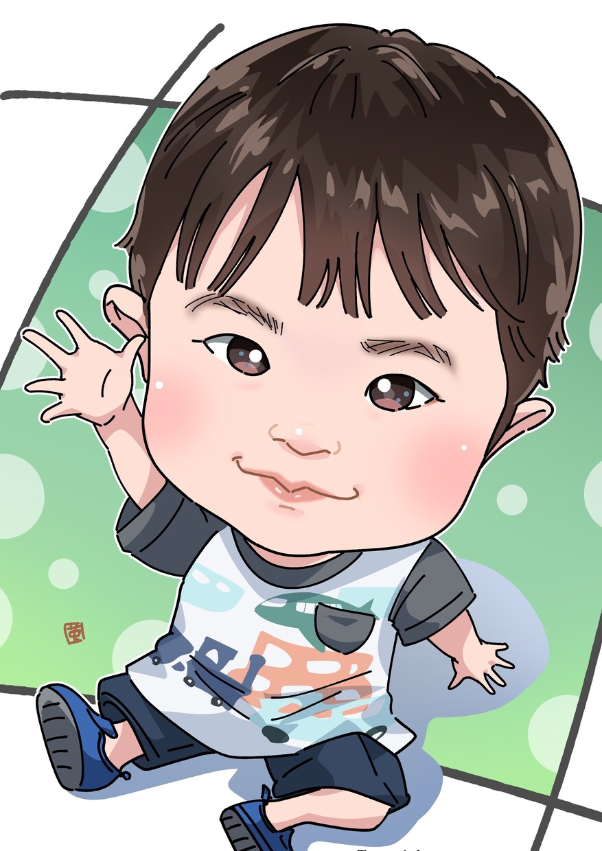 プロイラストレーターが似顔絵お描き致します SNSアイコン・プレゼント・ビジネスシーンなどにおすすめです イメージ3