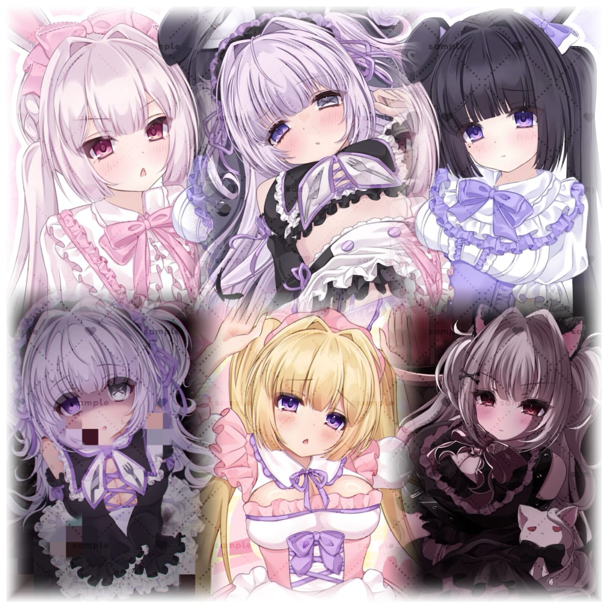 萌え系イラストをお描きします snsの活動やグッズなどにට ̫ට ♡♡ イメージ1