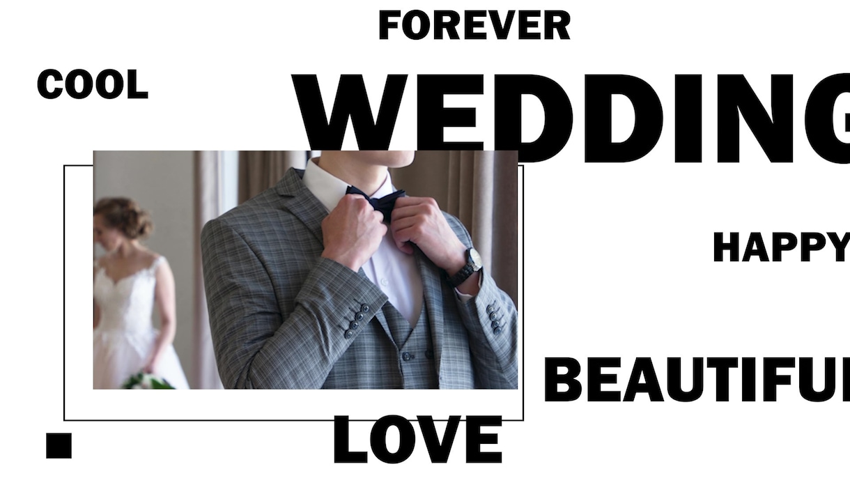 センス良く！結婚式オープニングムービー作成します 写真だけでセンスの良いオープニングムービー！ イメージ2