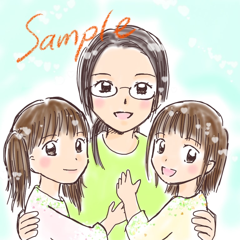 SNS投稿,アイコンなどに使えるイラスト描きます 明るく可愛い少女漫画風のイラストであなたの発信を彩ります イメージ2