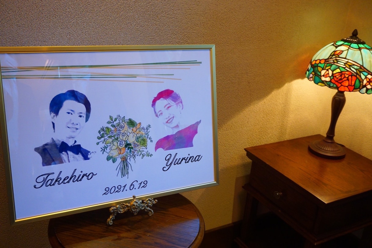 結婚式のウェルカムボードを作成します シンプルでお洒落な作品で、友達と思い出を共有しましょう！ イメージ3