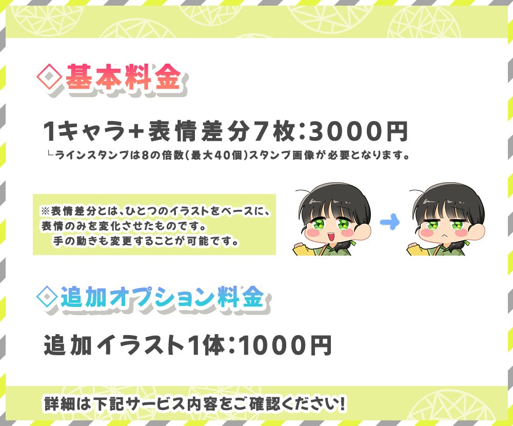 １名様限定！スタンプイラスト描きます YouTube等の配信用も対応可能！ イメージ3