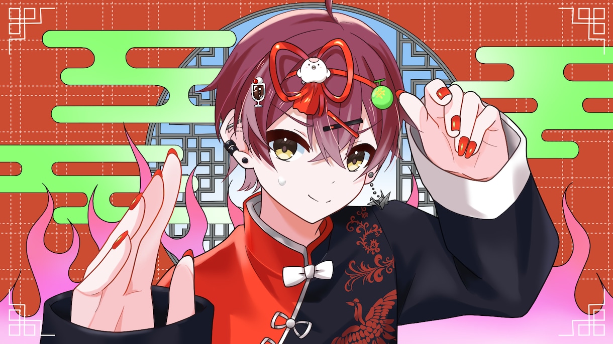 サムネイルイラスト、MV用イラストを作成します 【歌ってみた向け】本家様に絵柄寄せ、個性出し対応可能です。 イメージ3