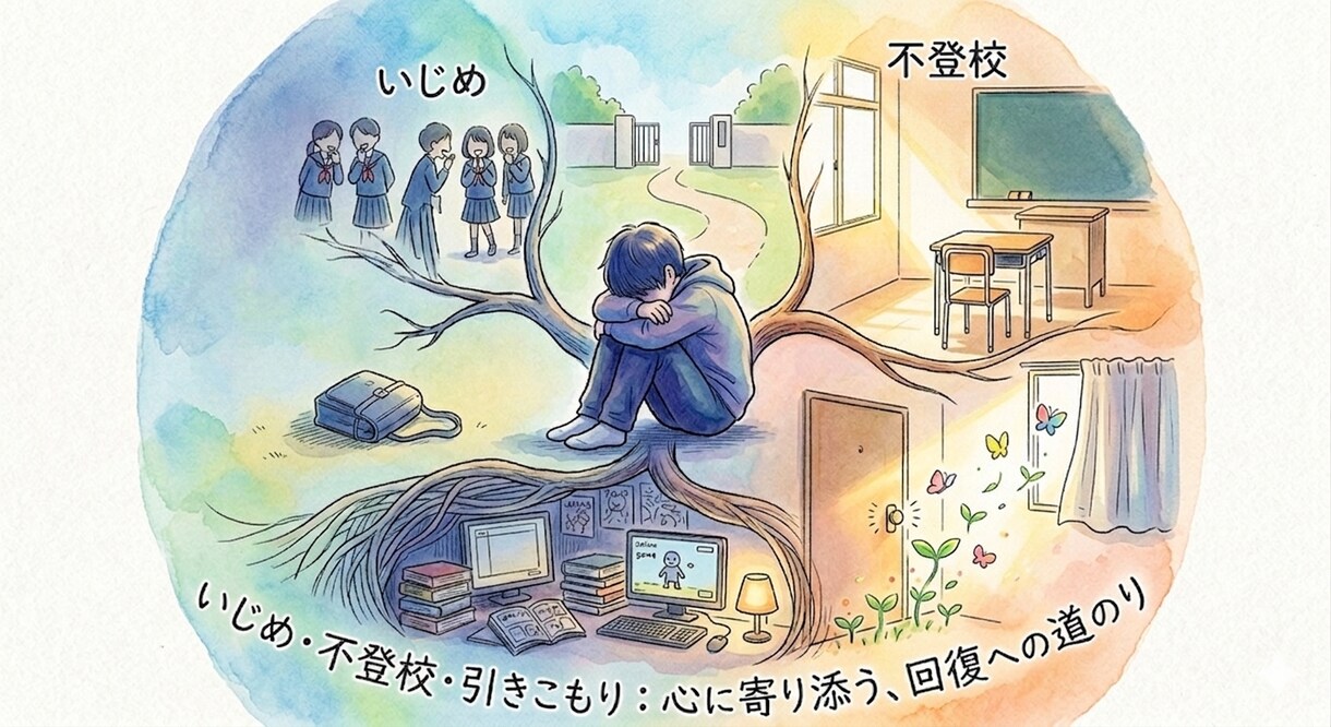 いじめ・不登校・引きこもりのオンライン相談できます 親であるあなたの不安も、一緒に受け止めます イメージ1