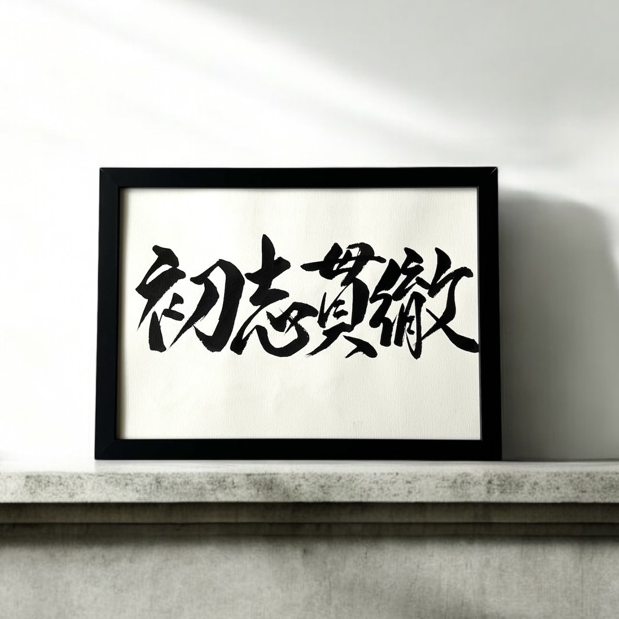 京都の書道家があなたの大切な言葉をデザインします 座右の銘 ことわざ 四字熟語 名言 インテリア アート イメージ3