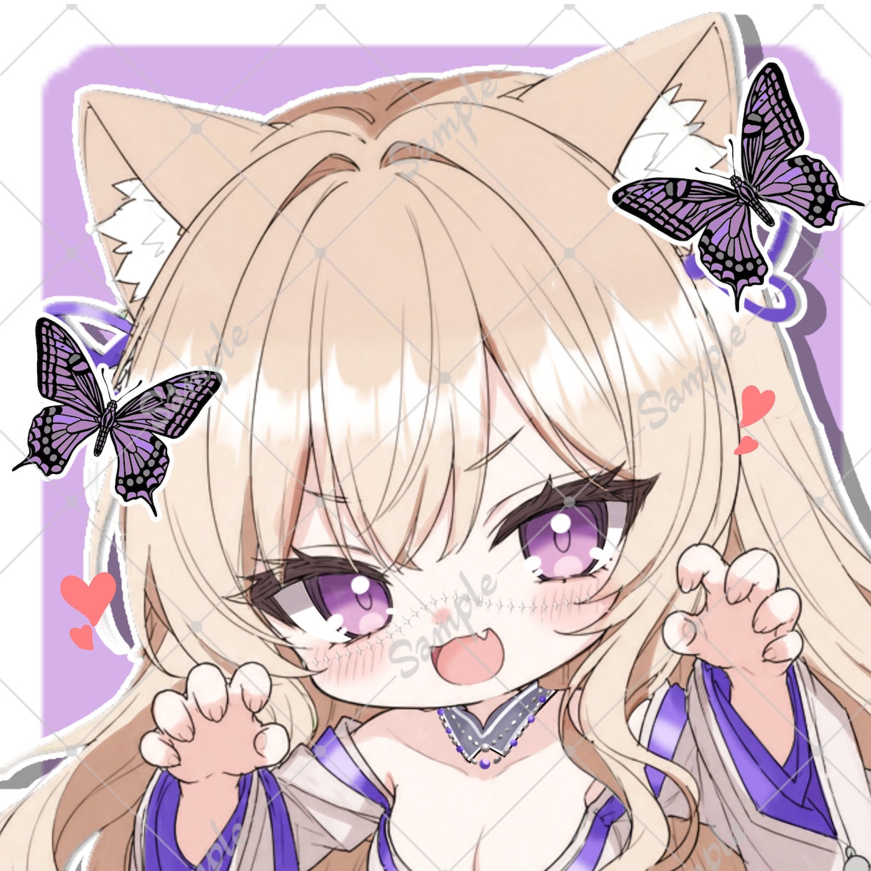 かわいいSDアイコン描きますます Twitter等に使えるアイコン描きます イメージ2