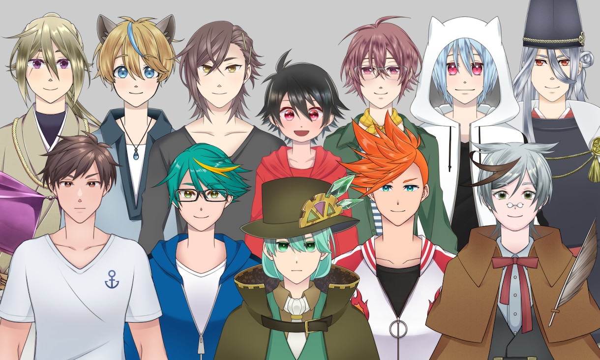 VTuber⭐キャラデザからモデリングまでやります まとめておまかせで納品後即デビューOK！顔がいいV創ります！ イメージ6