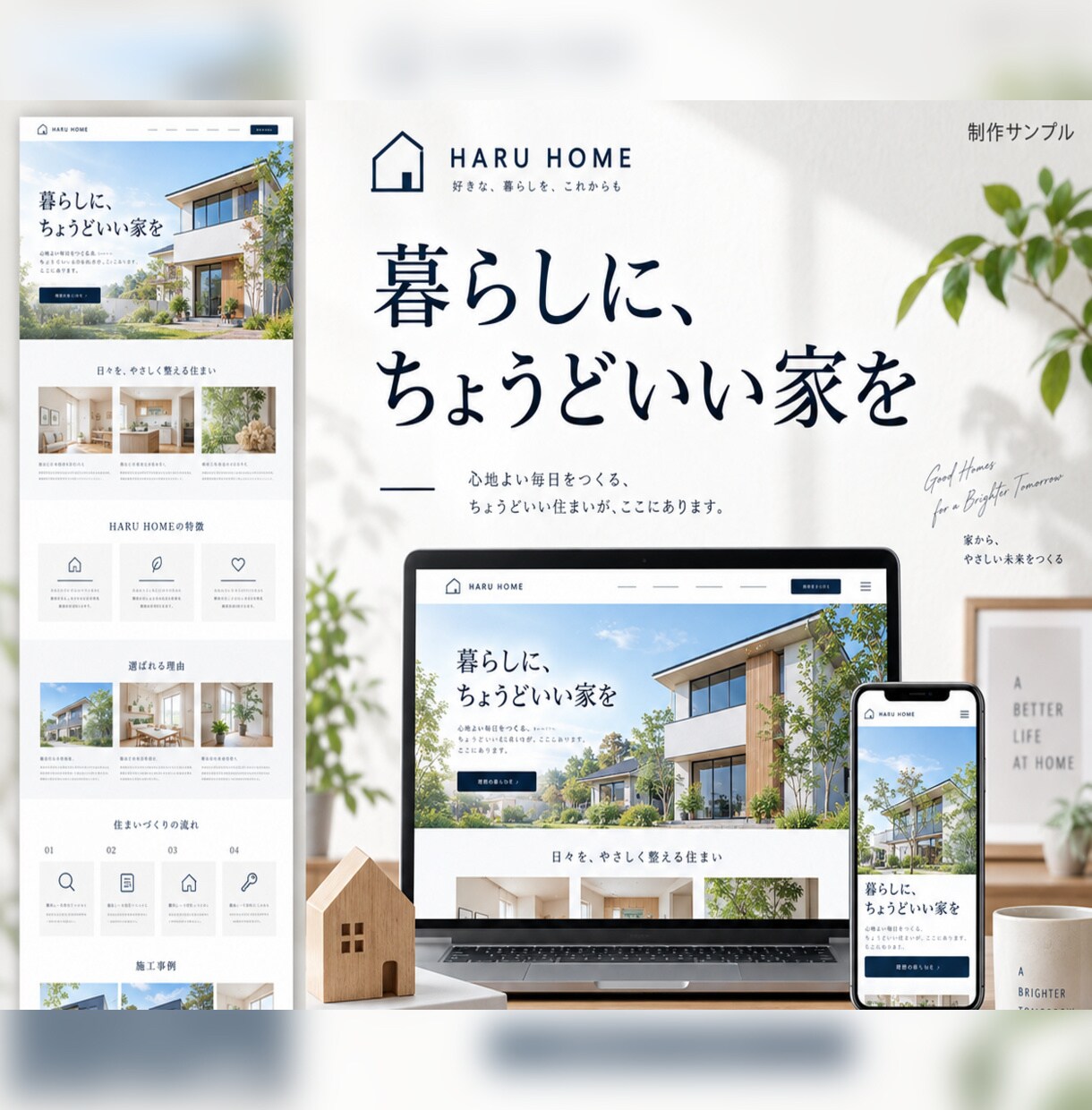 LP制作｜店舗集客のランディングページを作ります デザインと文章構成をまとめて丁寧に対応します イメージ6