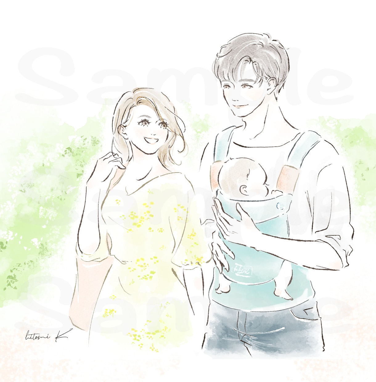商用◎綺麗で女性らしい手描きイラストお描きします 挿絵、アイコン、商品イラスト等に❇︎ イメージ7