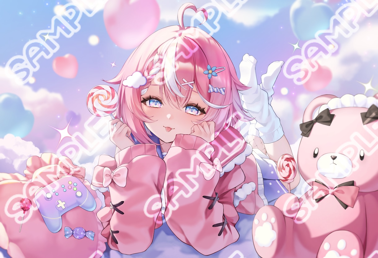 アニメ調の女の子のイラストを制作いたします サムネイルやキャラクターイラストとしていかがでしょうか！ イメージ4