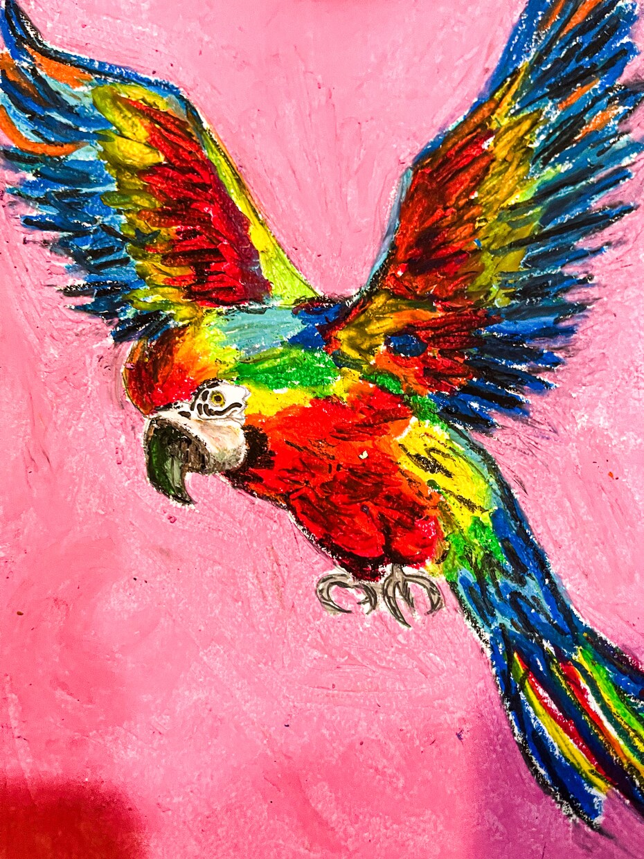 クレヨンで心に残る絵を描きます 世界にひとつだけの動物をクレヨンで残します イメージ5