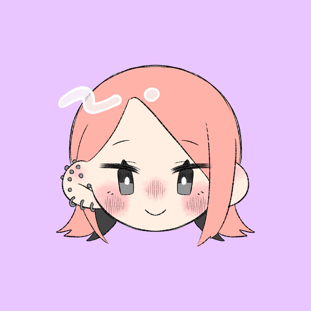 ゆるっと顔だけアイコン描きます SNSや配信活動に♪可愛いタッチのお顔を制作します。 イメージ3