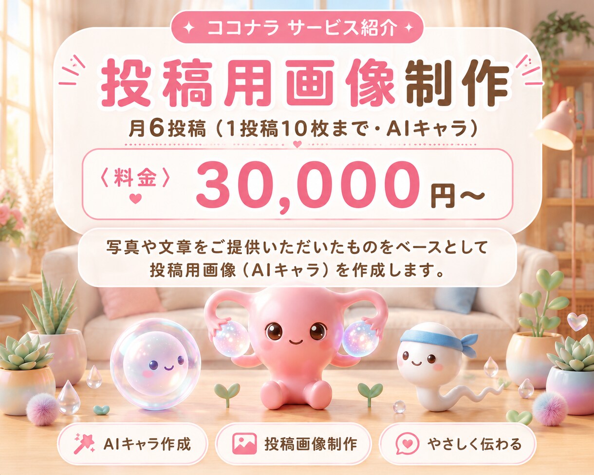AIキャラでリール動画作ります AIキャラで顔出しなしでも印象に残るリール動画へ イメージ4