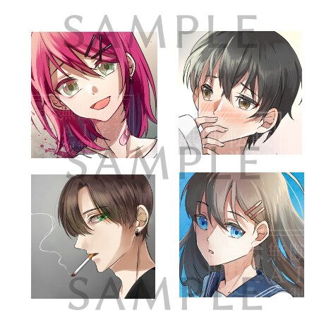 無料修正無制限！】アイコン、ヘッダー制作いたします 貴方だけの一枚を。低予算で美しいイラストをお届け。 イメージ3